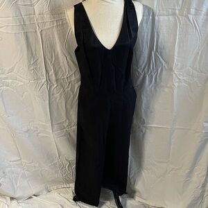 Christina Lei Black Sleeveless Jumpsuit with Back Detail